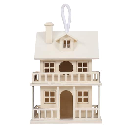 Michaels, 9" Wood 2-Story Birdhouse by Make Market® – Category: Birdhouses
